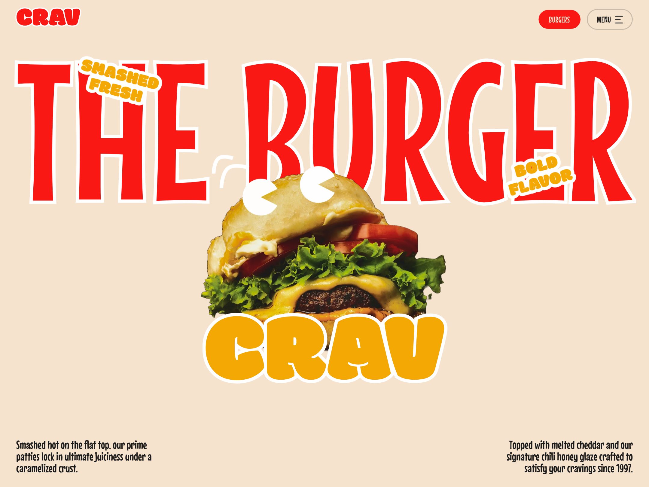 CRAV Artisan Smashed Burgers