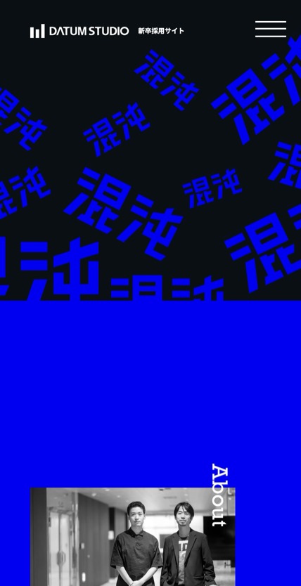 DATUM STUDIO株式会社 のスマホ表示
