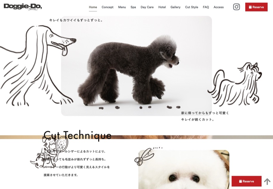 Doggie-Do のパソコン表示