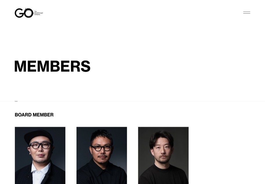 The Breakthrough Company GO のパソコン表示