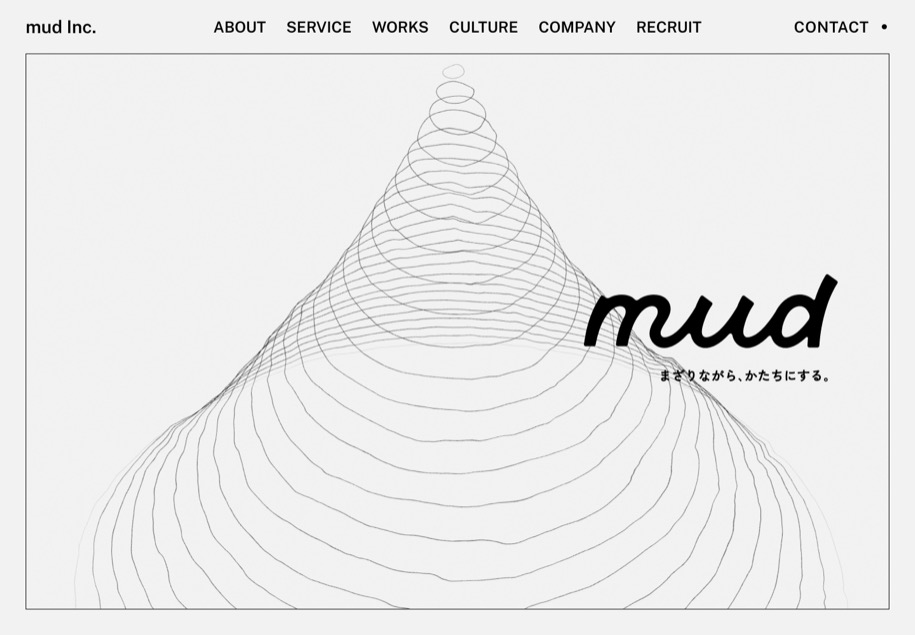mud Inc. のパソコン表示