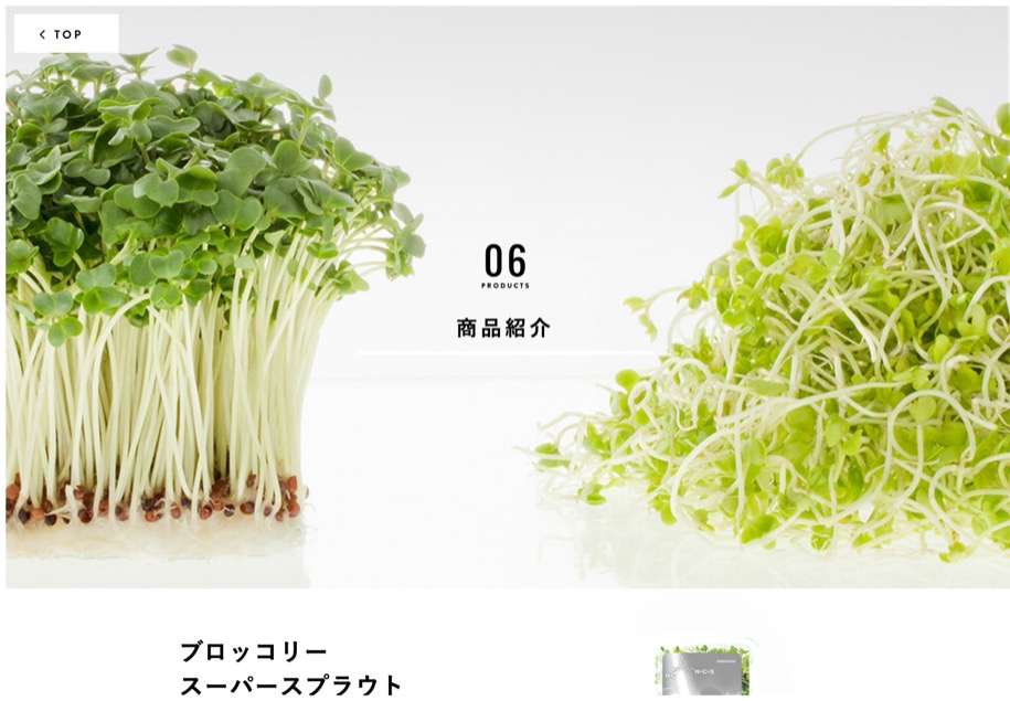 村上農園スプラウト のパソコン表示