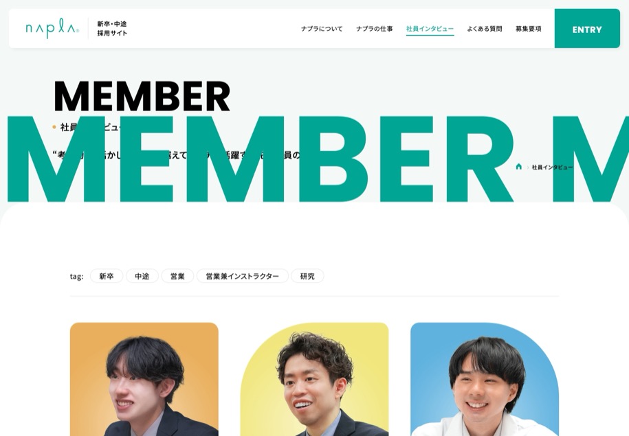 ナプラ のパソコン表示