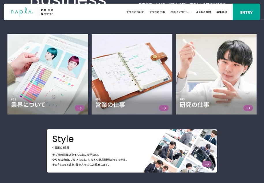 ナプラ のパソコン表示