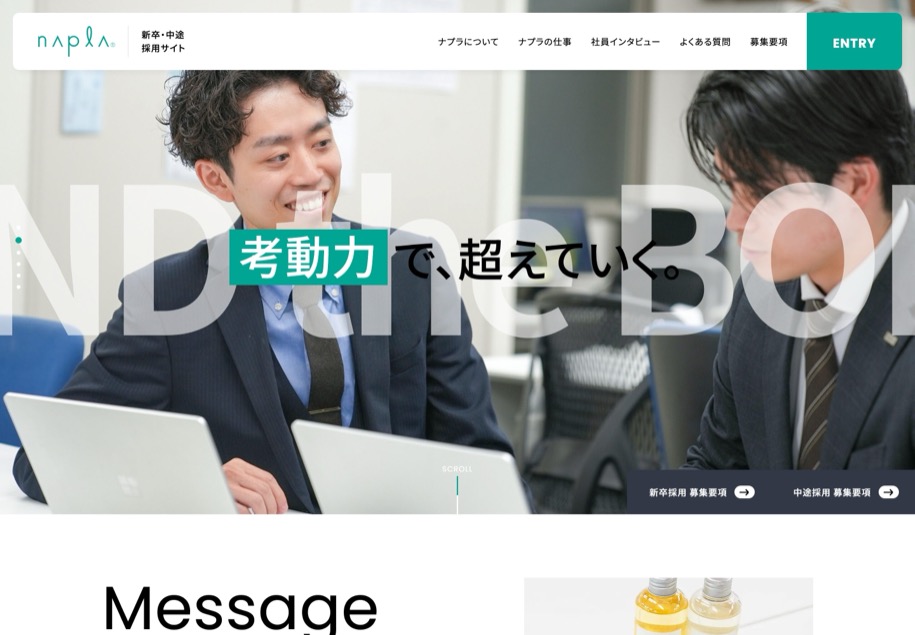 ナプラ のパソコン表示