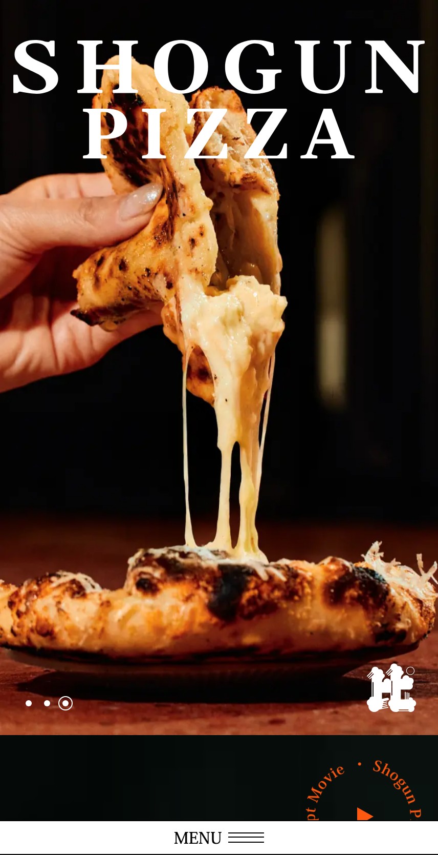 SHOGUN PIZZA のスマホ表示