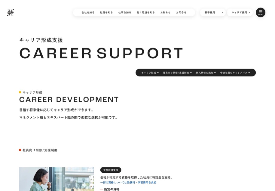 SOLUMINA のパソコン表示