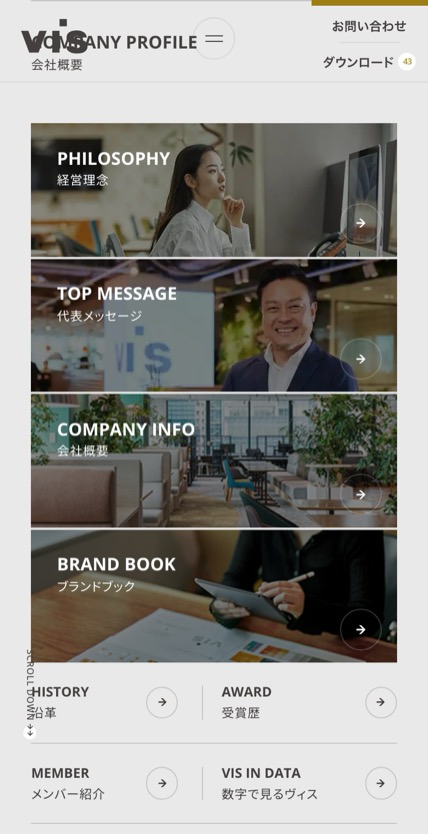 ヴィス のスマホ表示