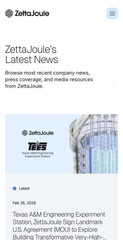 ZettaJoule のスマホ表示